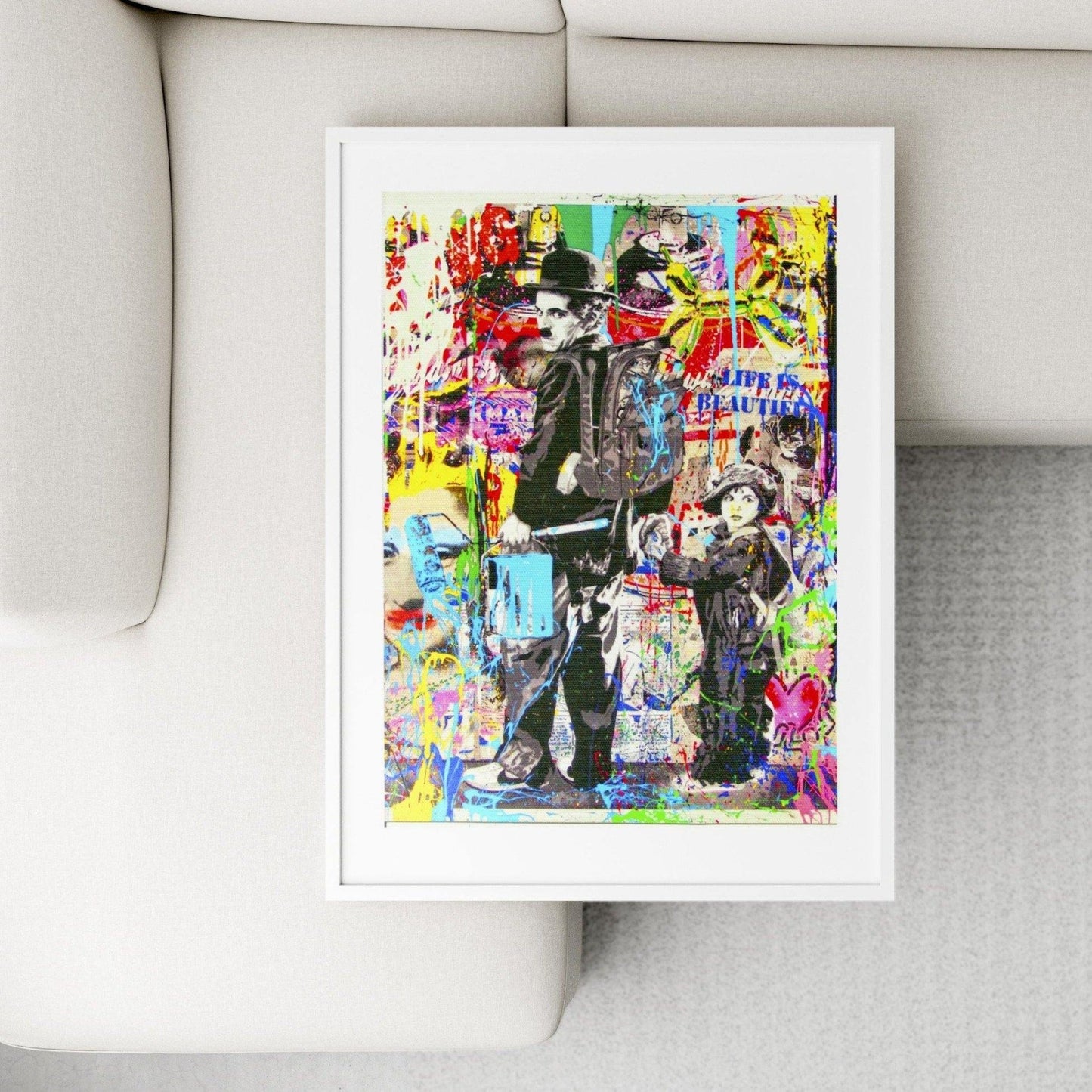 Brainwash Charlie Chaplin The Kid Print - 98types