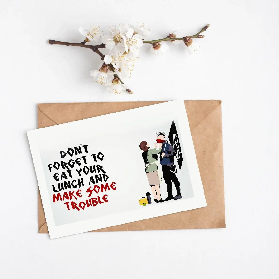 Don’t Forget Your Scarf Banksy Print - 98types