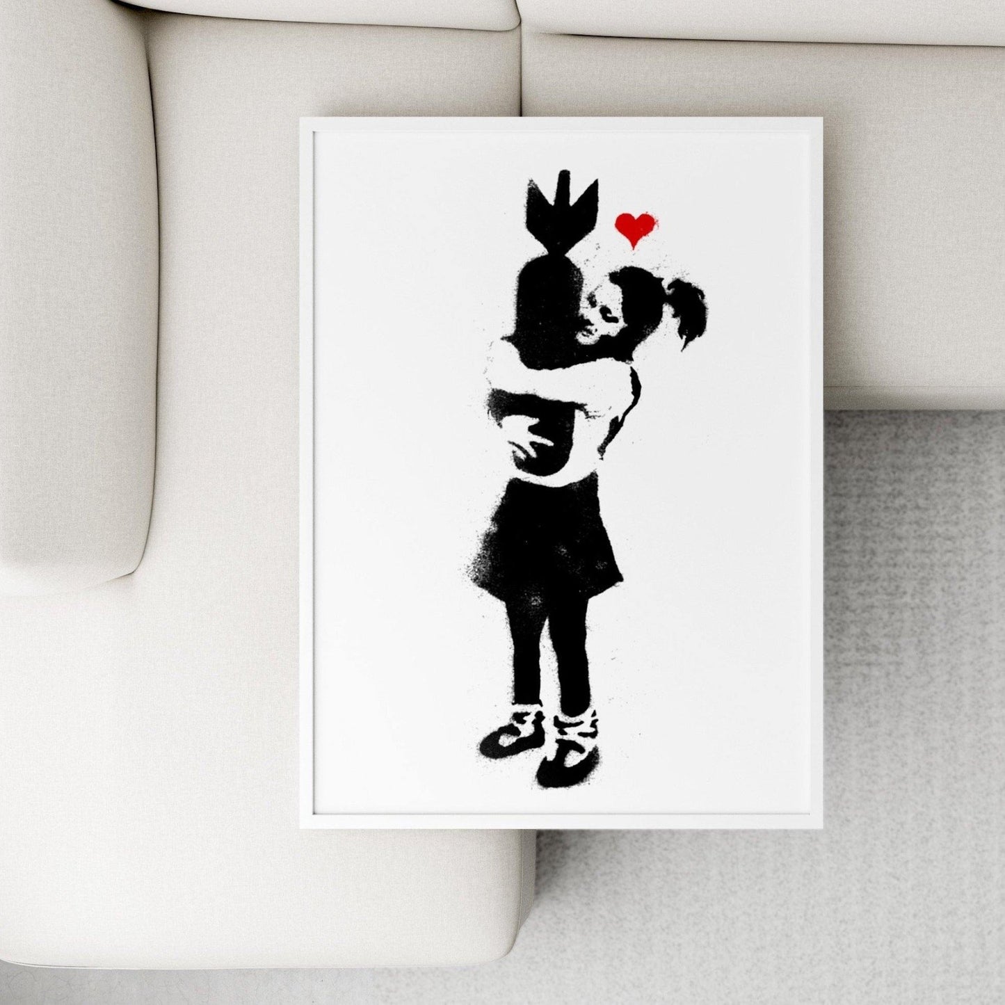 Hugging Bomb "Bomb Hugger" Graffiti Art Poster - 98types