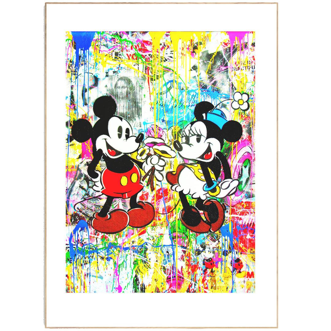 Mr. Brainwash Love Mickey Mouse Print - 98types