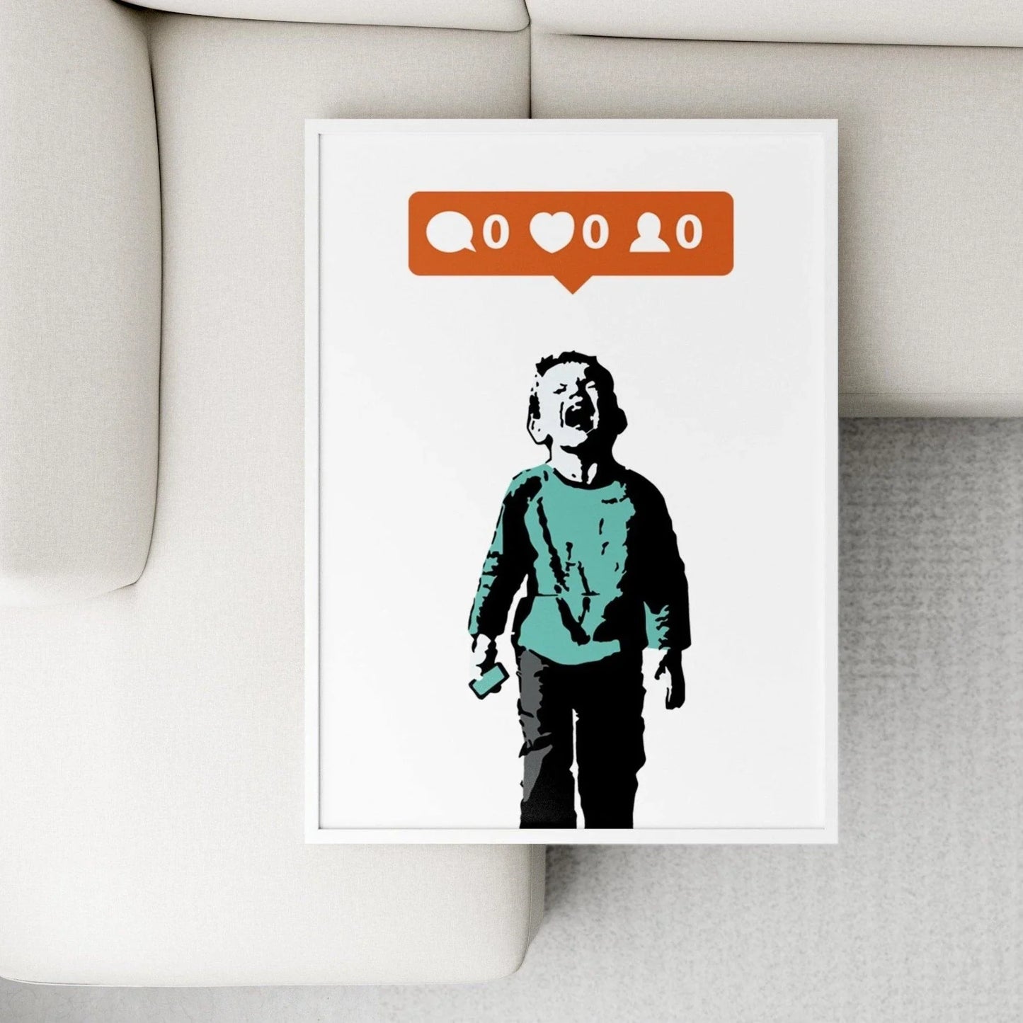 Nobody Likes Me Banksy Print - 98types