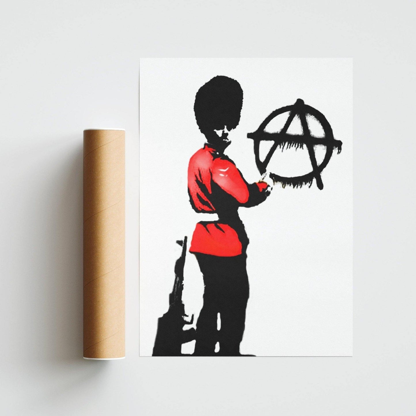 Queens Guard Pissing Banksy Poster - 98types
