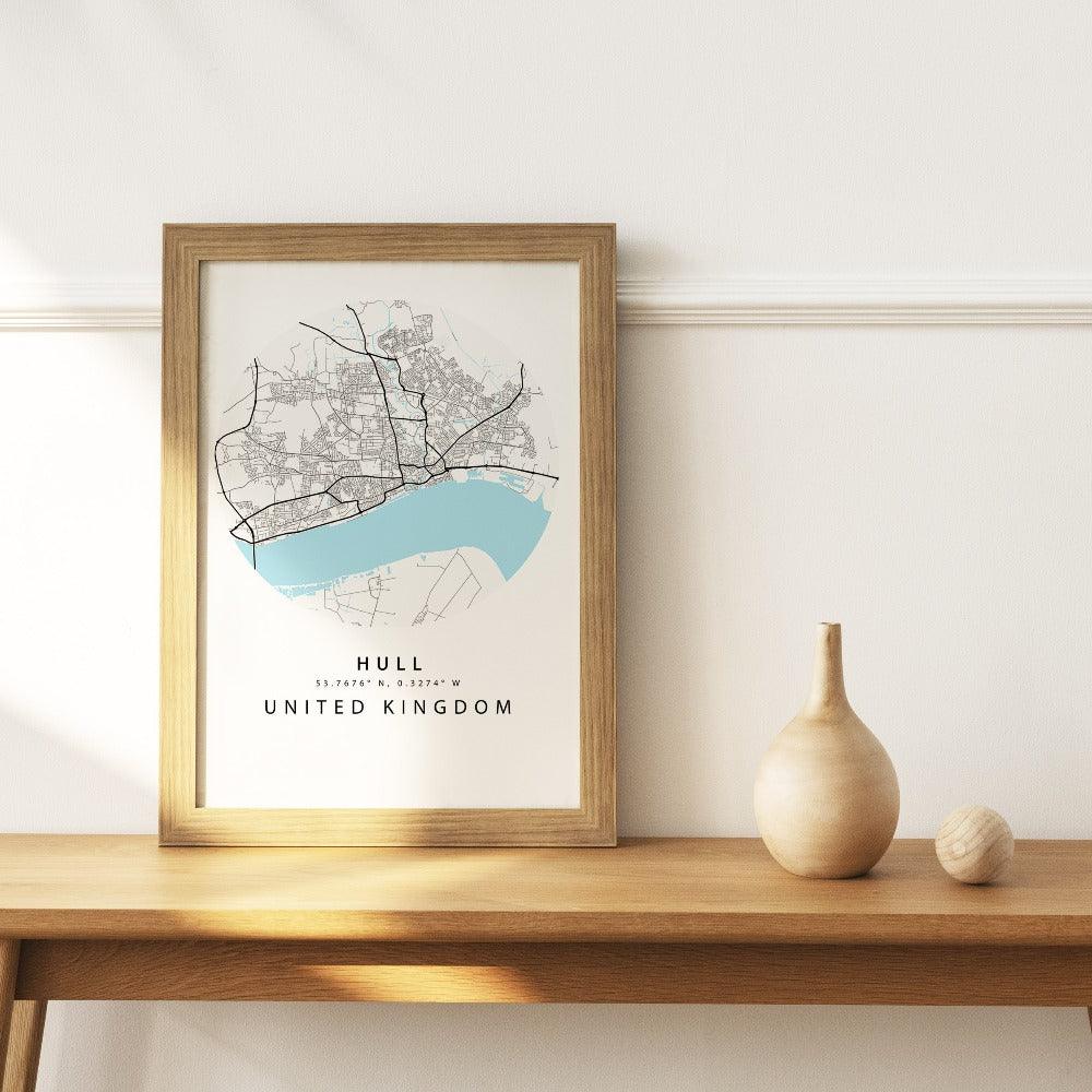 Hull Street City Map Print - 98types