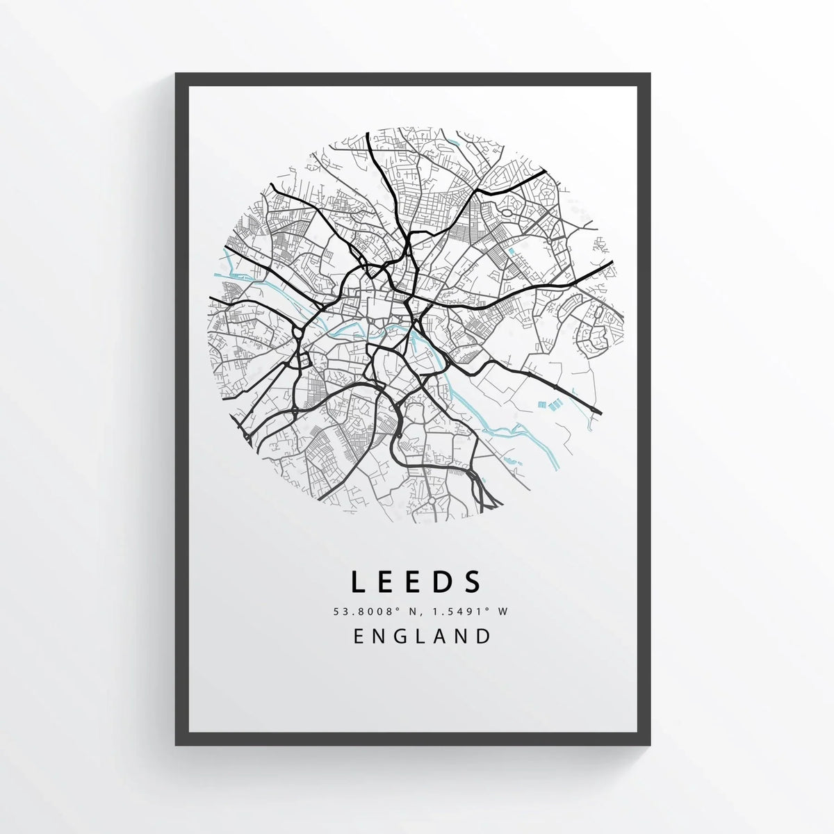 LEEDS City Map Print - 98types