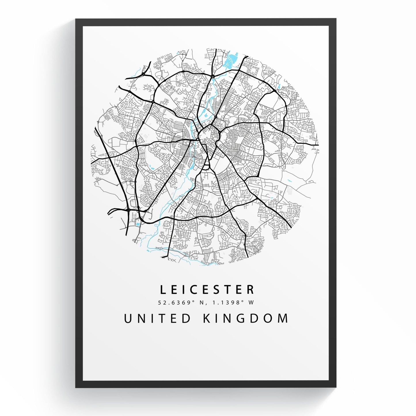 Leicester Street City Map Print - 98types
