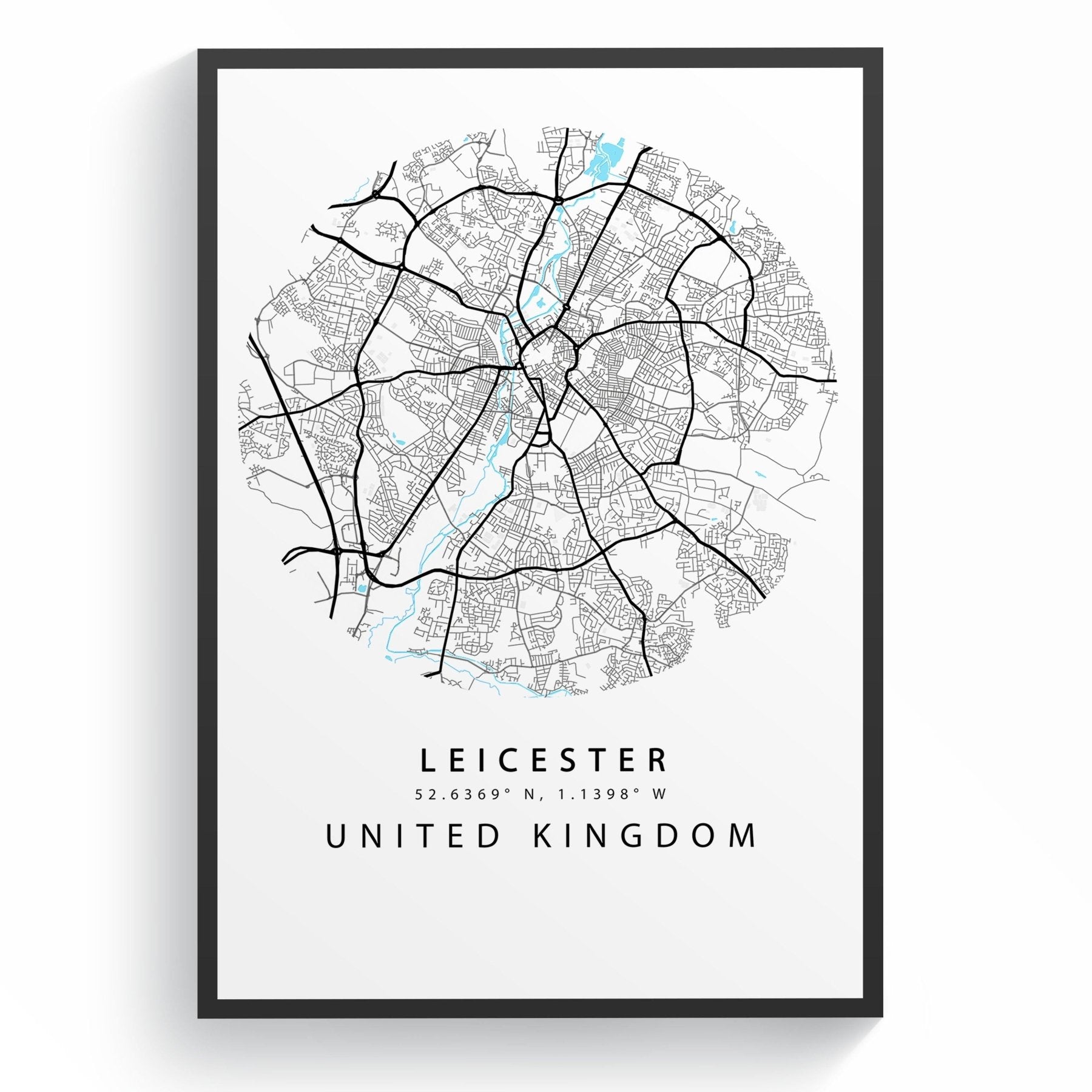 Leicester Street City Map Print - 98types