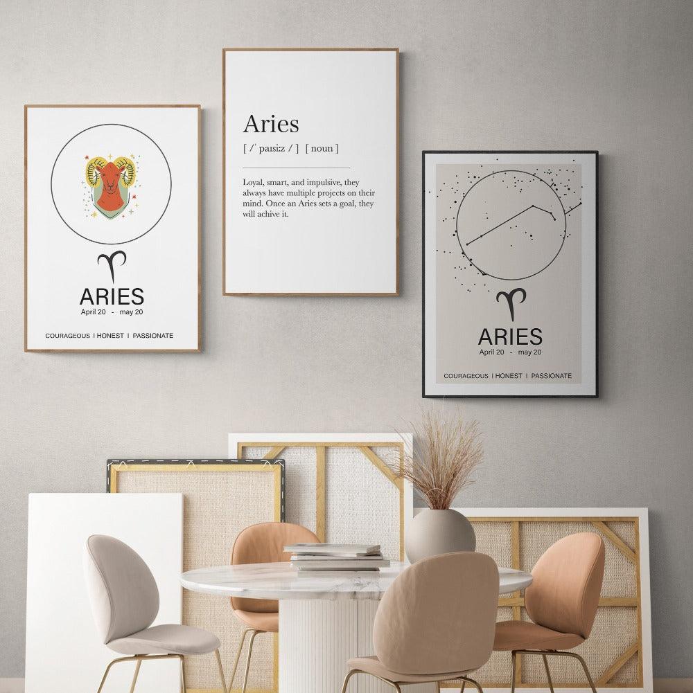 Aries Definition Prints - 98types