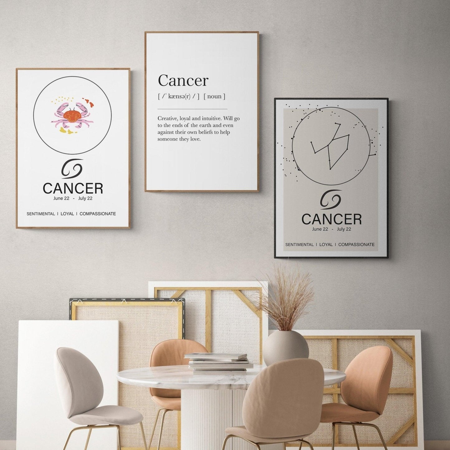 Cancer Sign Prints - 98types