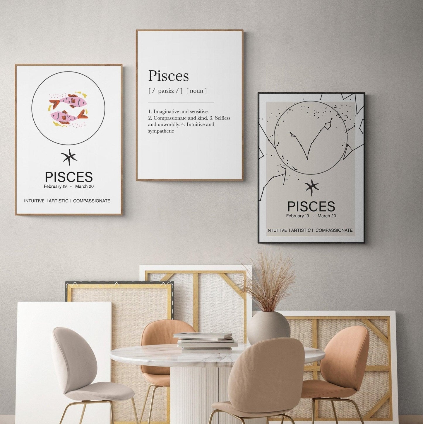 Pisces Sign Prints - 98types