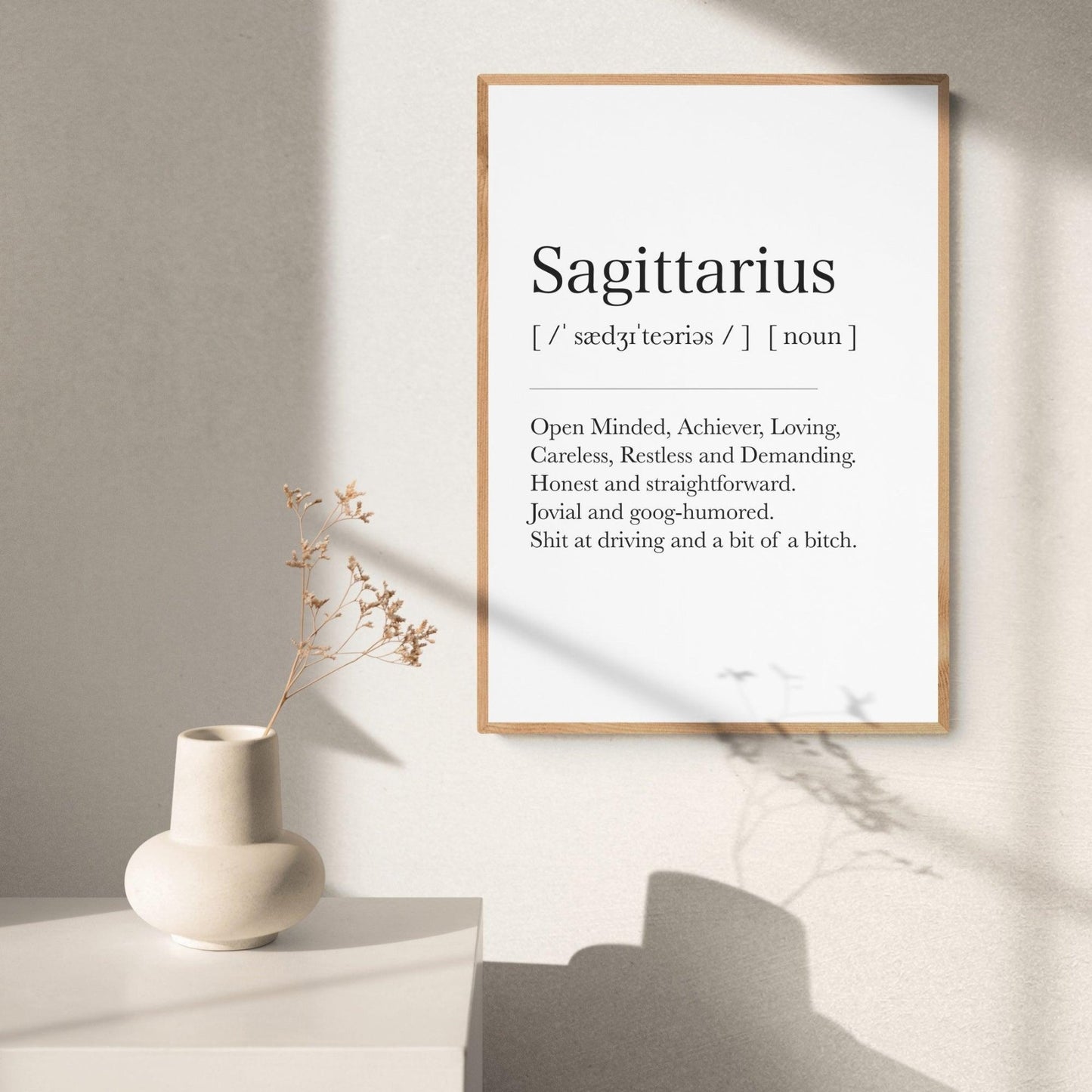 Sagittarius Definition Prints - 98types