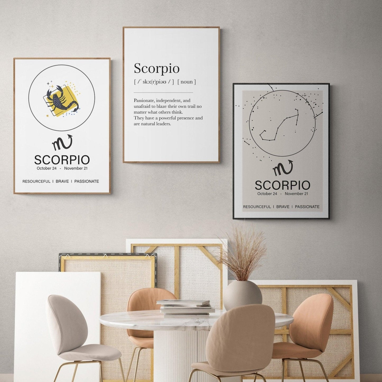 Scorpio Sign Prints - 98types