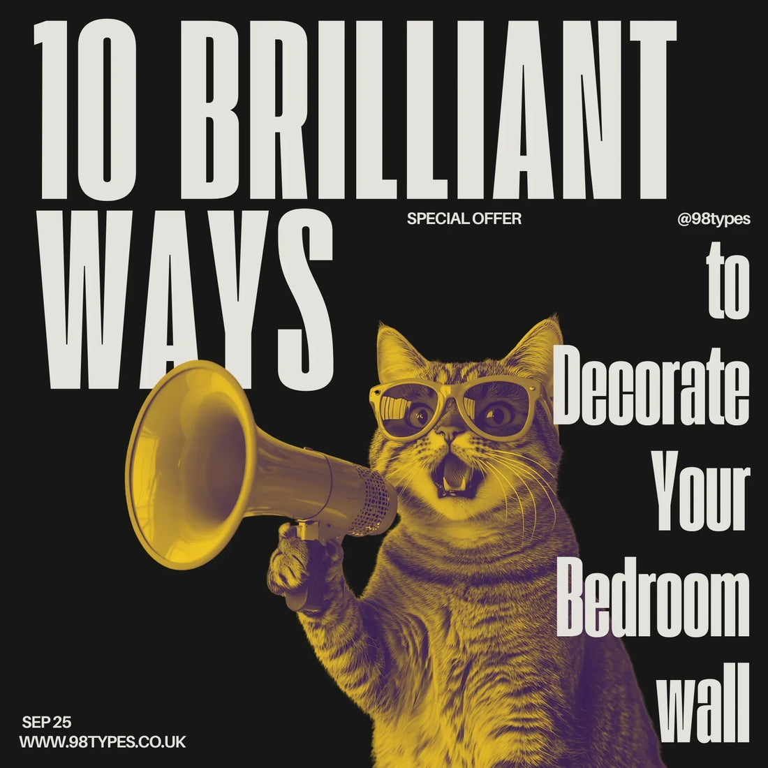 10 Brilliant Ways to Decorate Your Bedroom Walls - 98 Types Studio
