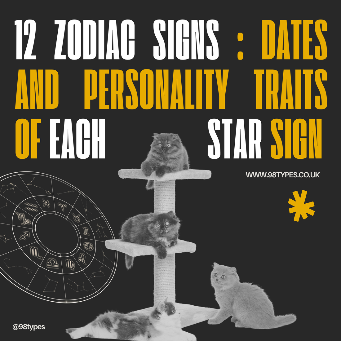 12 Zodiac Signs: Dates and Personality Traits of Each Star Sign