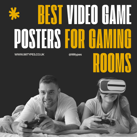 Best Video Game Posters for Gaming Rooms