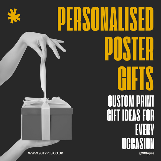 Personalised Poster Gifts UK — Custom Print Gift Ideas