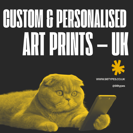 Custom & Personalised Art Prints 98types