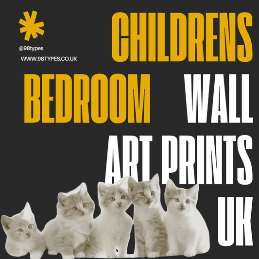 Childrens bedroom Wall Art Prints UK