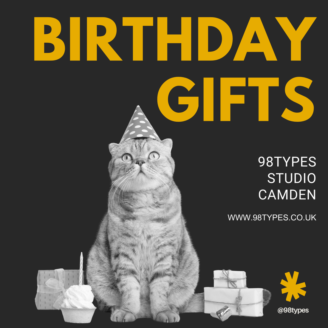 Birthday Gifts  — Art Prints From £3 | 98types Studio Camden