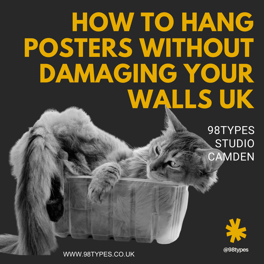 How to Hang Posters Without Damaging Your Walls UK