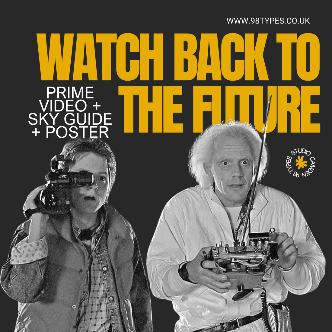 Where to Watch Back to the Future UK — Prime Video + Sky Guide + Poster