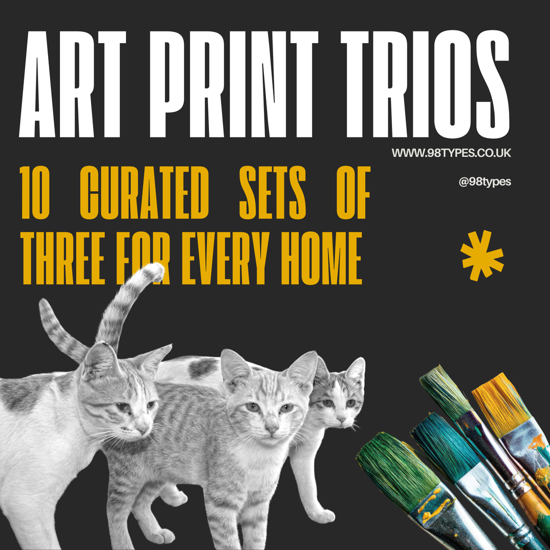 Art Print Trios — 10 Curated Sets of Three for Every Home