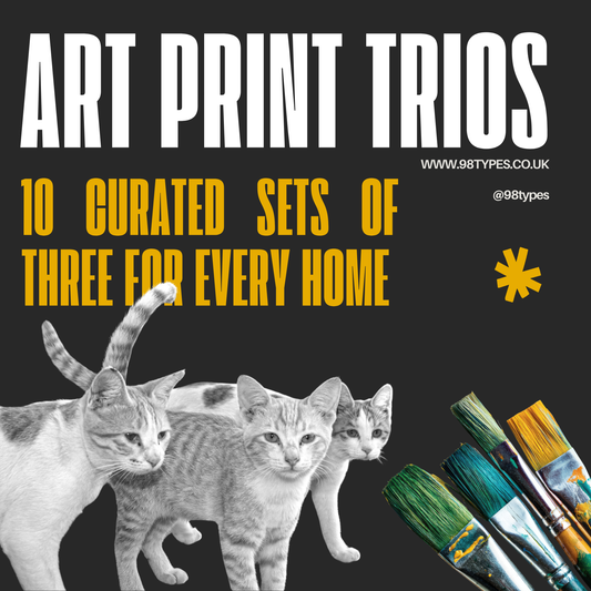 Art Print Trios — 10 Curated Sets of Three for Every Home