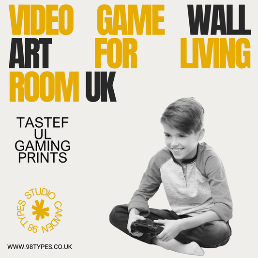 Video Game Wall Art for Living Room UK
