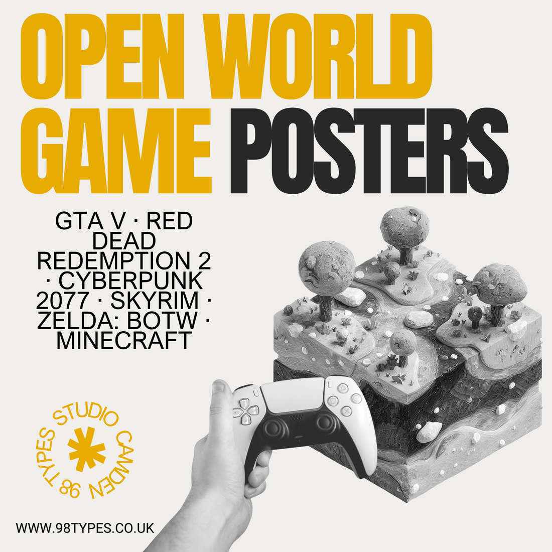 Open World Game Posters Uk Guide