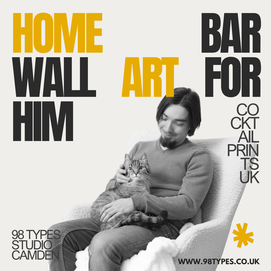 Home Bar Wall Art for Him