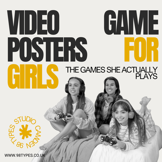 Video Game Posters for Girls 98types