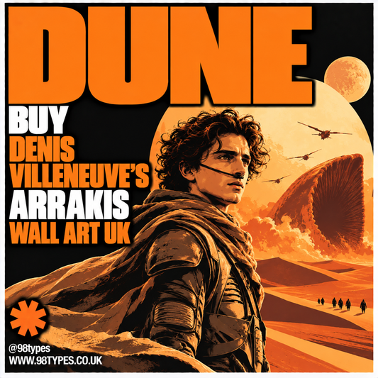 Dune Poster UK — Buy Denis Villeneuve's Arrakis Wall Art