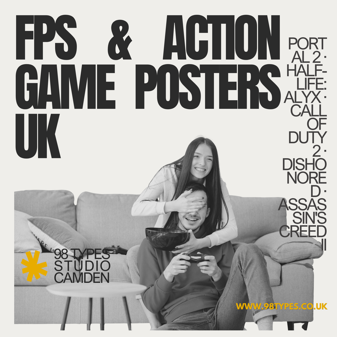 FPS & Action Game Posters UK