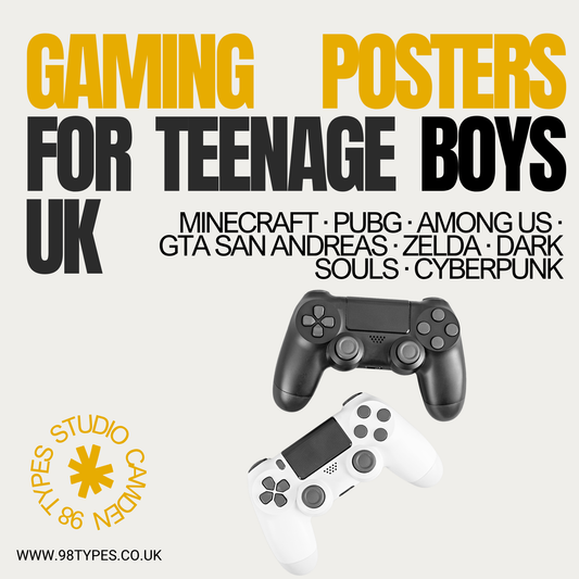 Gaming Posters for Teenage Boys UK