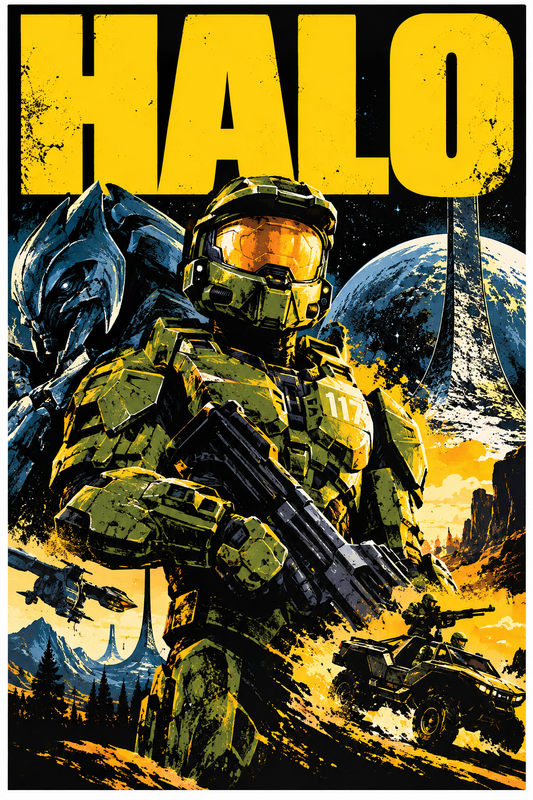 Halo Poster UK — Master Chief Wall Art