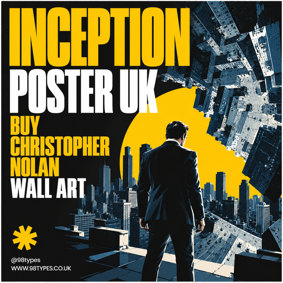 Inception Poster UK — Buy Christopher Nolan Wall Art