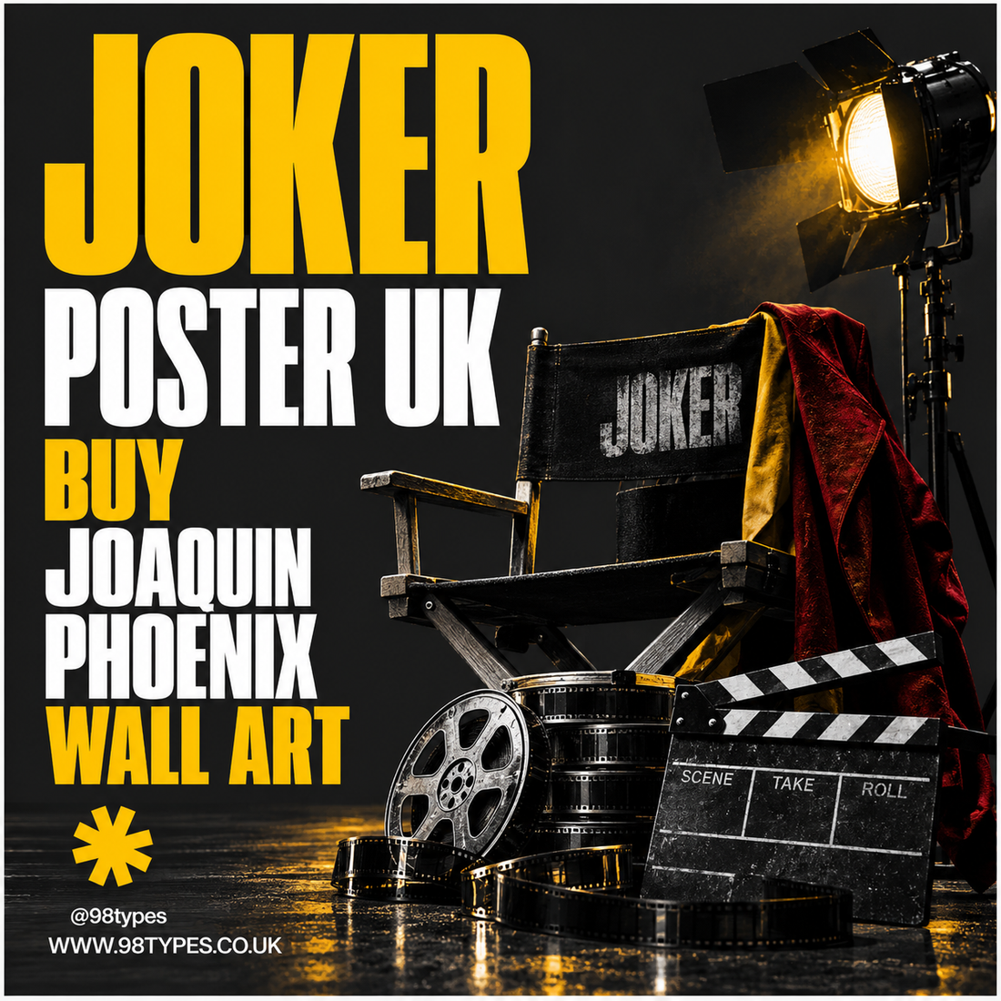 Joker Poster UK — Buy Joaquin Phoenix Wall Art
