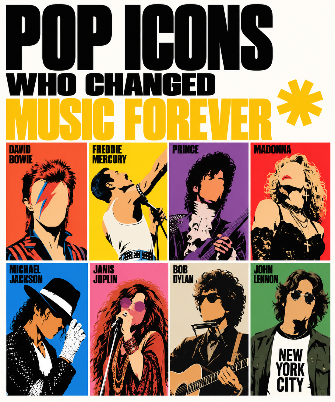 Pop Icons Who Changed Music Forever