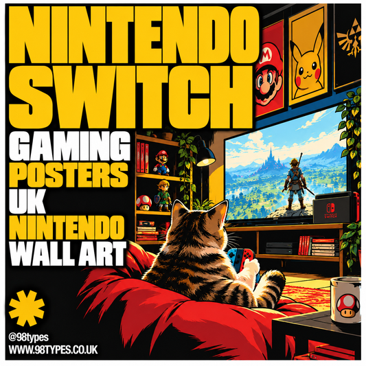 Nintendo Switch Gaming Posters UK — Nintendo Wall Art