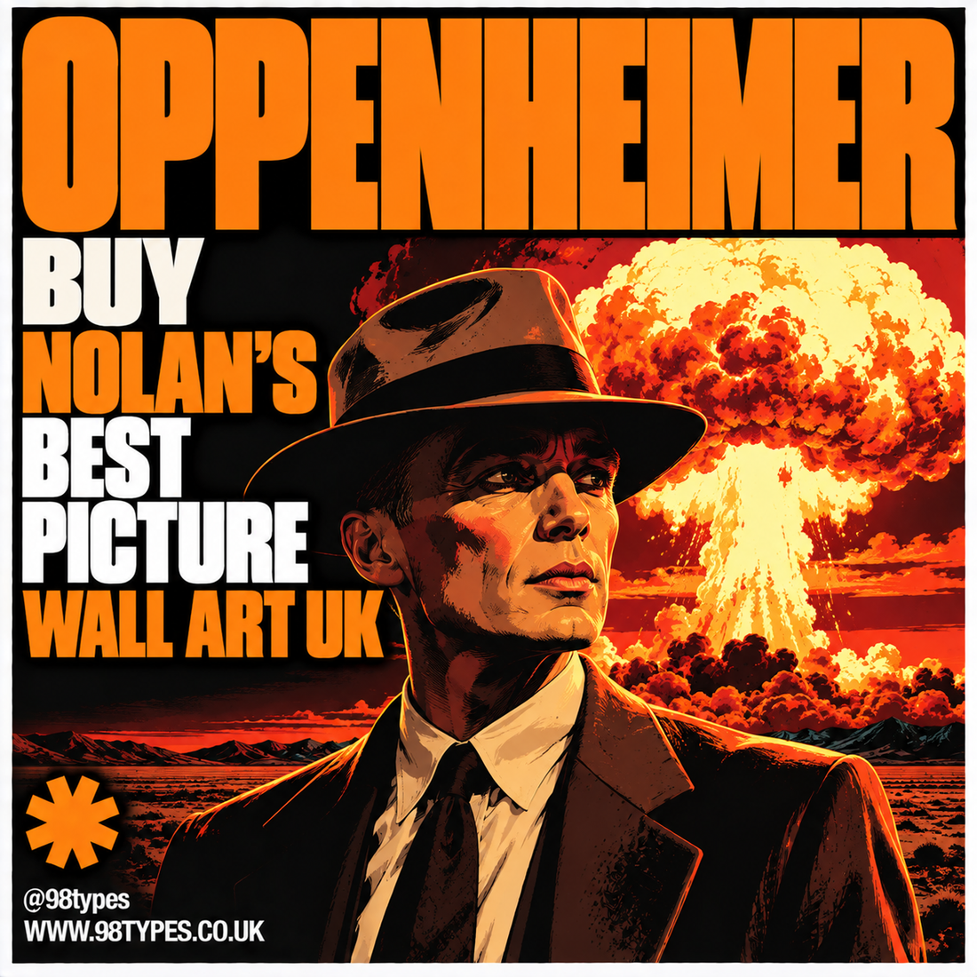 Oppenheimer Poster UK — Buy Nolan's Best Picture Wall Art