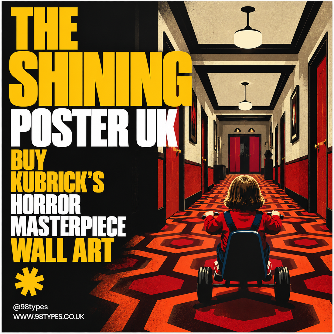 The Shining Poster UK — Buy Kubrick's Horror Masterpiece Wall Art