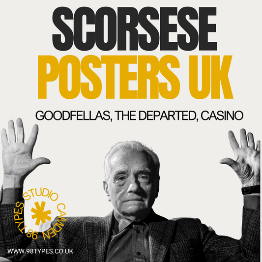 Scorsese Posters UK — Goodfellas, The Departed, Casino