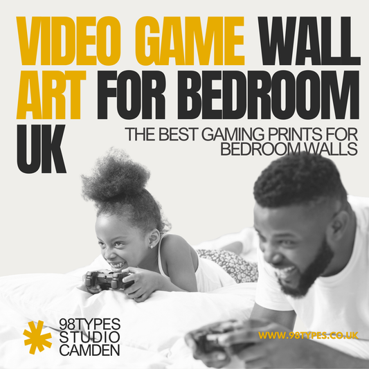 Video Game Wall Art for Bedroom UK
