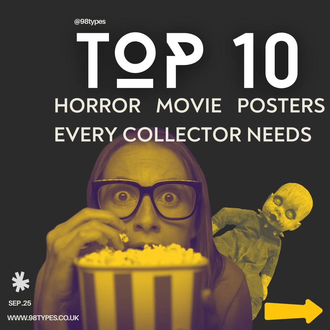 Top 10 Horror Movie Posters Every Collector Needs - 98 Types Studio