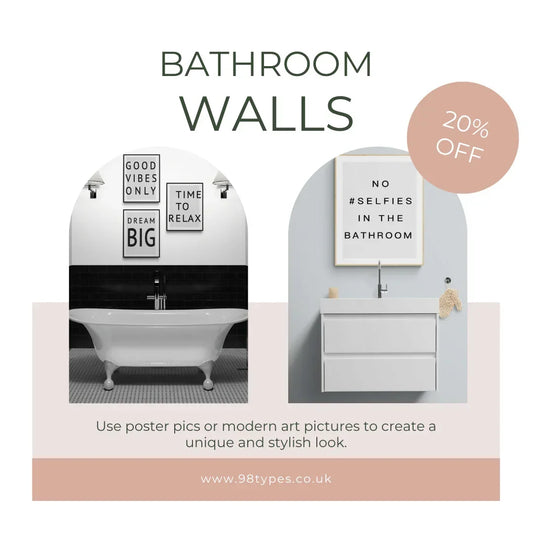 What should I put on my bathroom walls? - 98 Types Studio