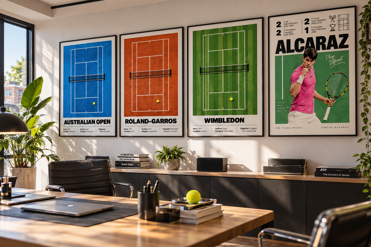 Tennis Posters & Grand Slam Wall Art Prints UK | 98types