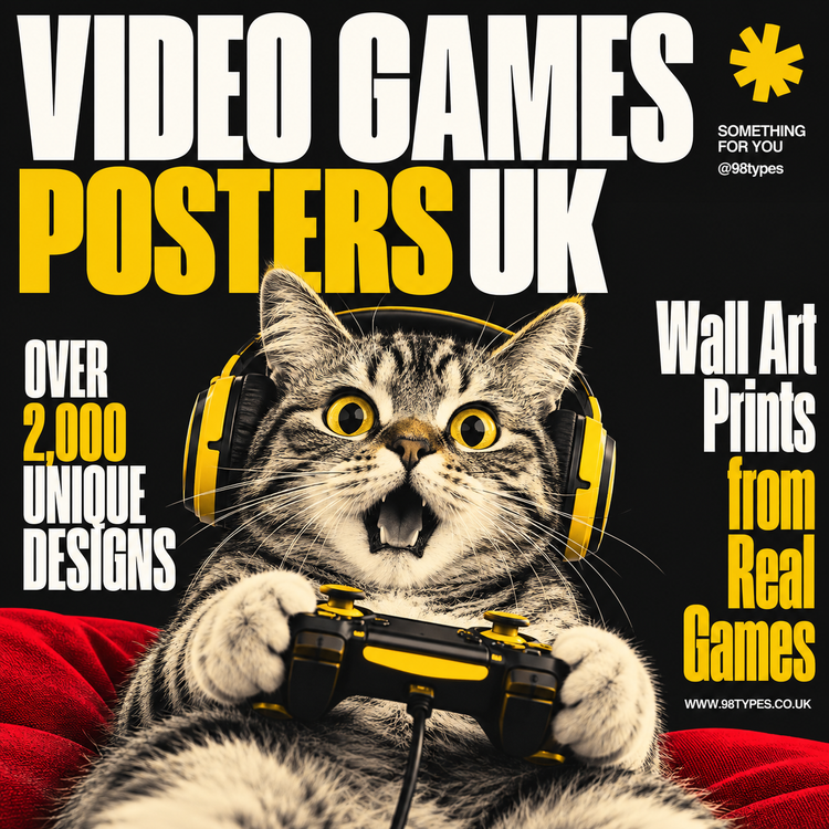 Video Game Poster - 98types