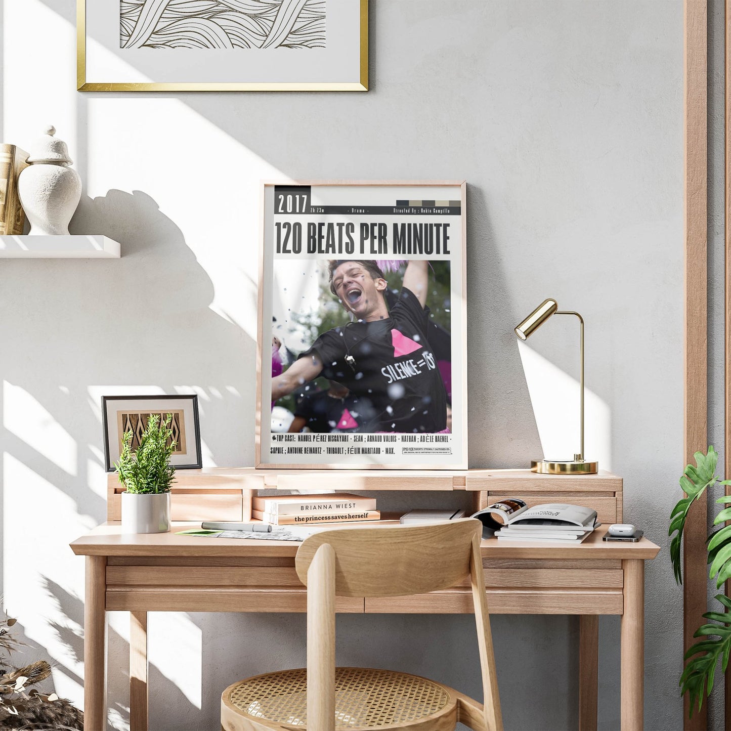 120 Beats Per Minute 2017 film poster — Robin Campillo ACT UP Paris AIDS activism 1990s wall art print UK - 98types