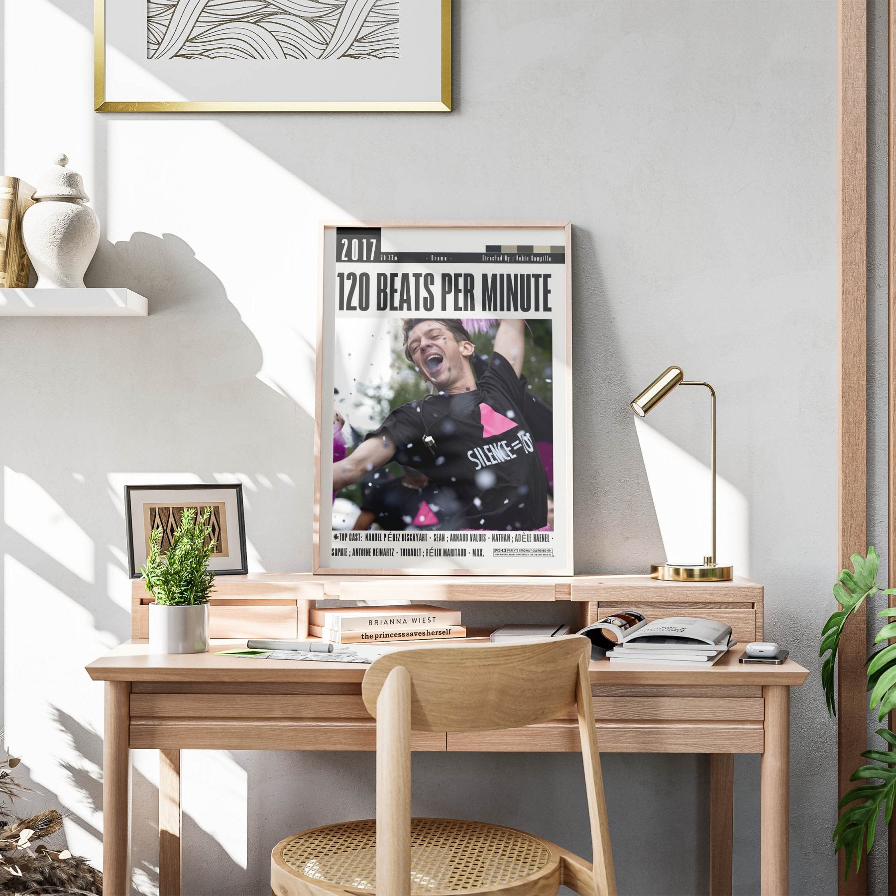 120 Beats Per Minute 2017 film poster — Robin Campillo ACT UP Paris AIDS activism 1990s wall art print UK - 98types