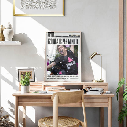 120 Beats Per Minute 2017 film poster — Robin Campillo ACT UP Paris AIDS activism 1990s wall art print UK - 98types