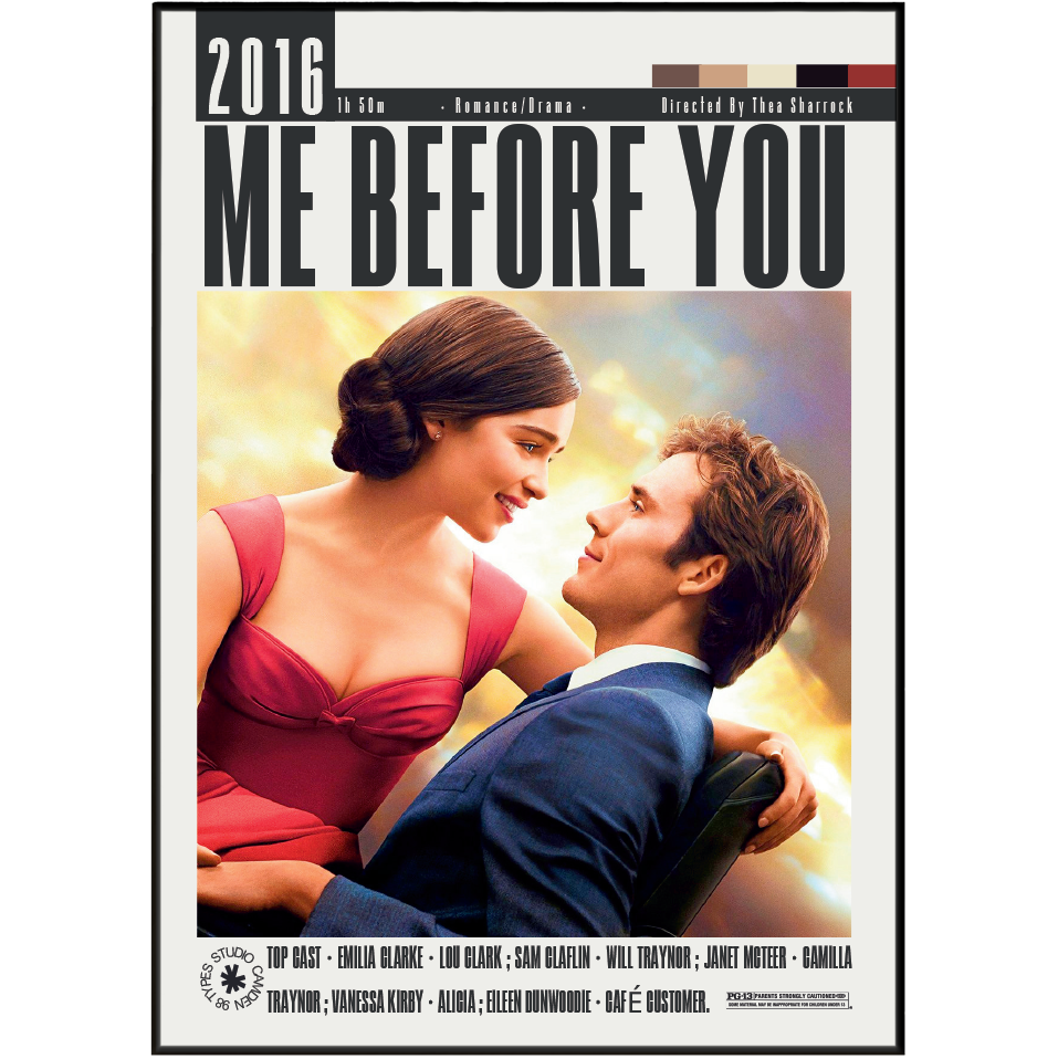 Me Before You (2016) Film Poster Print UK